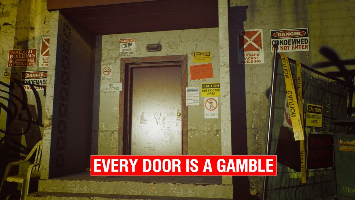 Behind every door might be a suspect, a civilian, simplicity, or something else.