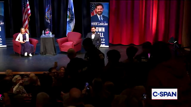 Heated exchange at Congressional town hall where several attendees are removed. Congressman Mike Lawler: "Folks, if you actually want to have constructive dialogue then stop. If you just want to scream and for two hours then scream and yell for two hours."