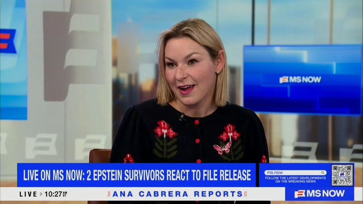 Epstein survivor: We've only seen half of the 3 million documents. They're saying that the reason that they didn't release the other half was to protect survivors. Yet I've found all of my identifying information out there. It's not just my name, it's my birthday, my address. They really failed all of the survivors on this.
