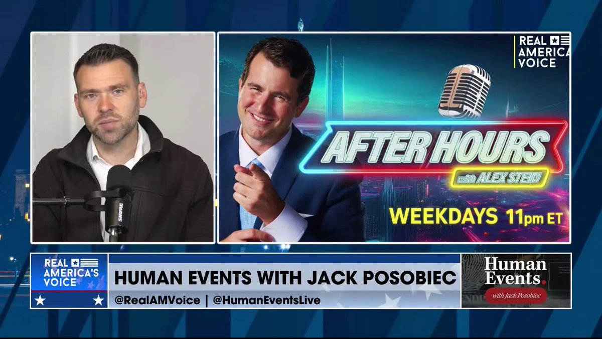 Holy smokes! Alex Stein will have a new show on Real America's Voice! Jack Posobiec