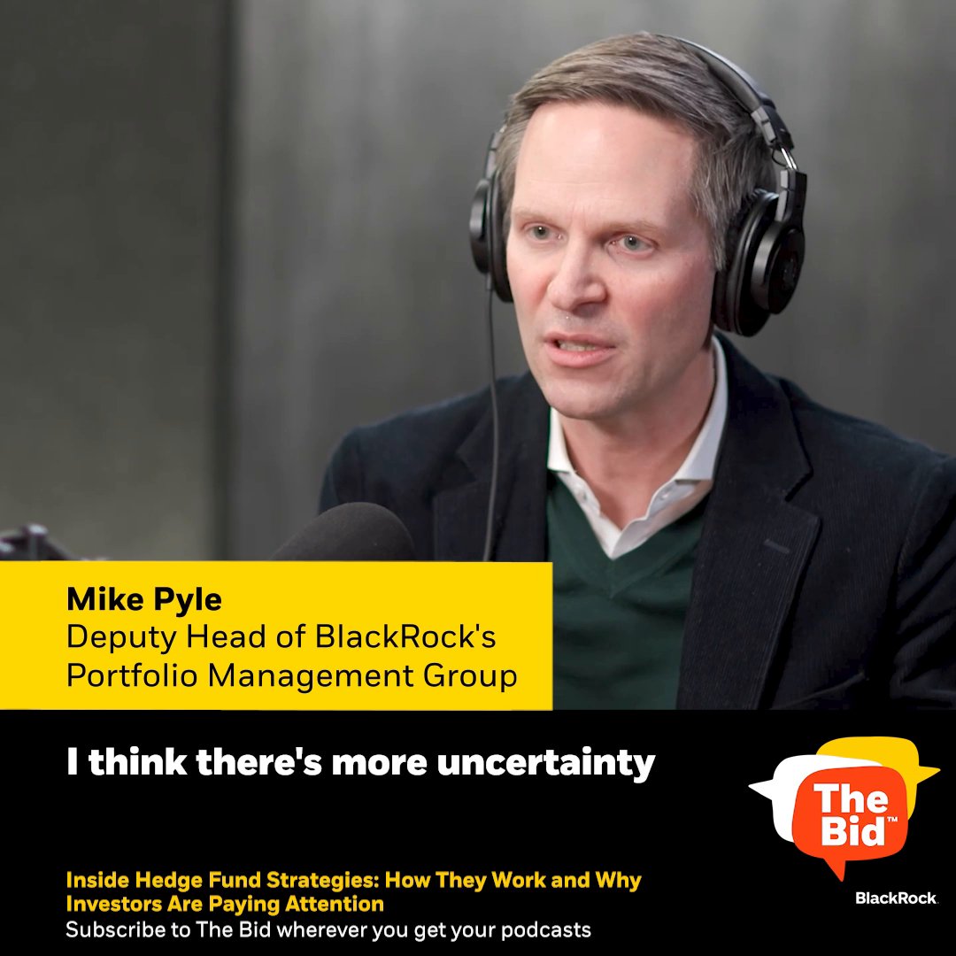 As volatility rises and traditional #diversification is tested, investors are rethinking hedge fund strategies. Mike Pyle joins host Oscar Pulido on The Bid #podcast to explain how they work, what they’re designed to deliver, and why interest is growing now. 🎧Listen: