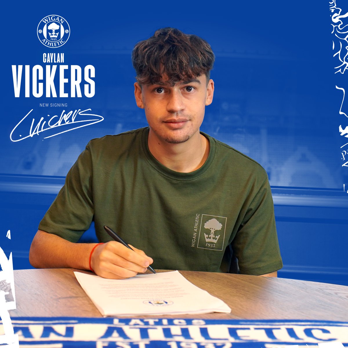 🔥 Welcome to the Tics, Caylan Vickers! The exciting forward arrives on loan from Brighton & Hove Albion! 🤝 #wafc 🔵⚪️