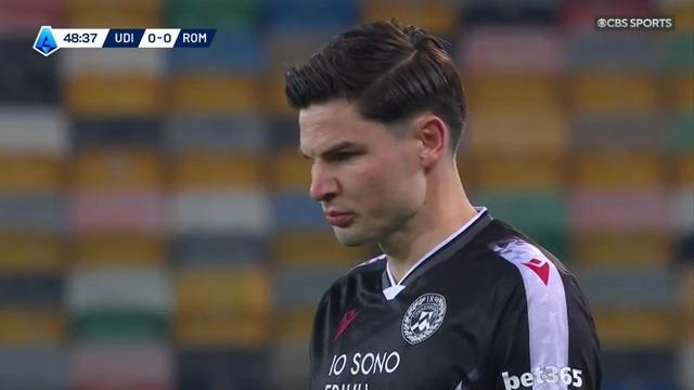 Jurgen Ekkelenkamp’s stunning free kick seals the win for Udinese over Roma 🤯