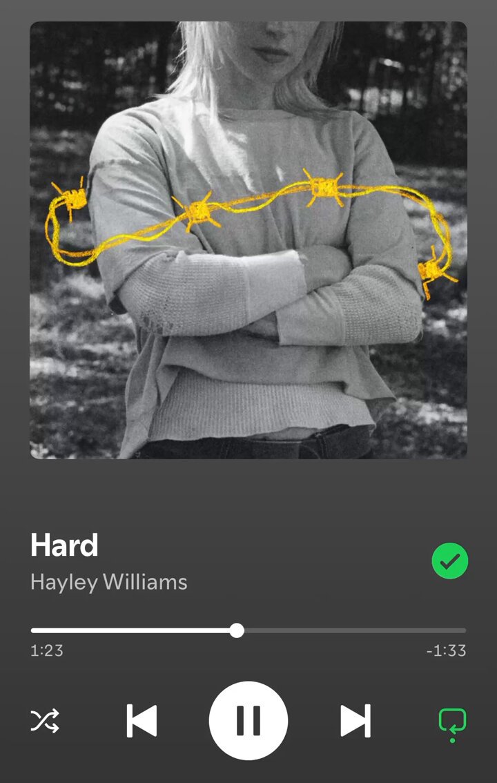 was trying to figure out why hole in the ceiling feels so familiar and it’s because this melody in the verse is so similar to the structure of the melody in the verses of hard