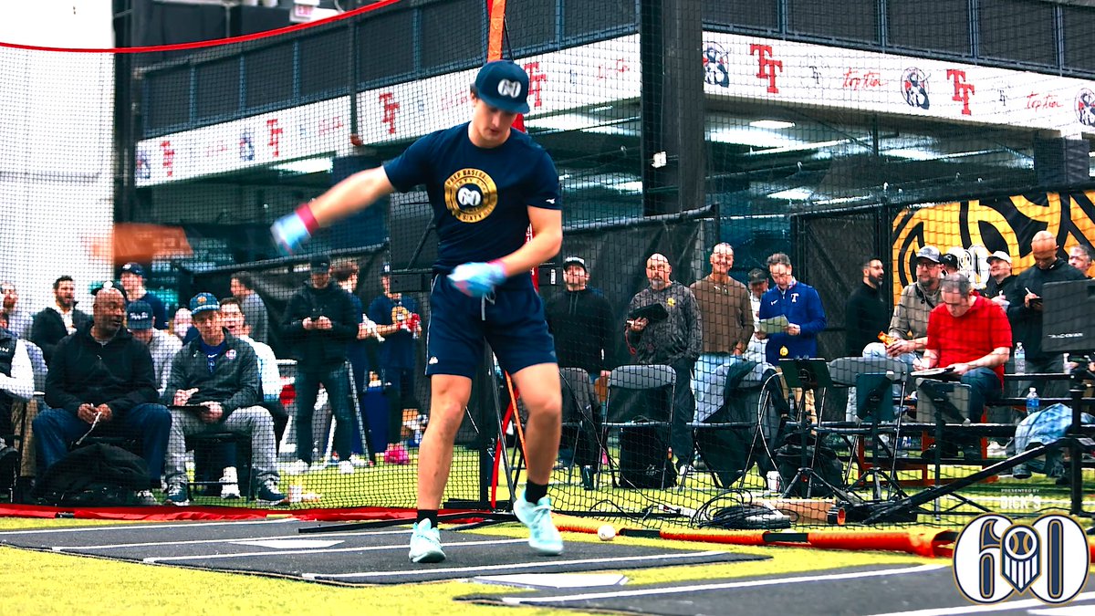 𝙑𝙊𝙇𝙐𝙈𝙀 ⬆️⬆️⬆️⬆️⬆️ Loud round of BP from OF Jaxon Matthews 🚀 #Super60 Max EV: 105.2 Max Distance: 410” 60: 6.70 Prep Baseball NC | Shooter Hunt | DICK'S Sporting Goods