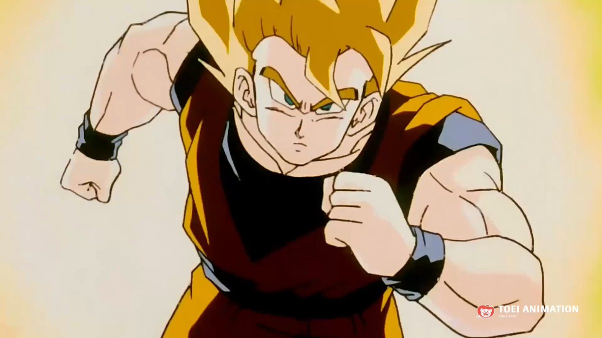 ¡Nunca deja de ser impresionante ver a Goku en combate! 👊💥 Compártelo si es tu guerrero favorito. 🔮🐉 #DragonBallZ #Goku