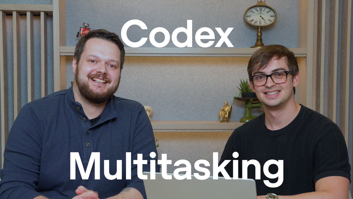 Here's we multitask with the Codex app Joey Trasatti shares how he works on multiple features in parallel using worktrees, switching between tasks without losing context or progress