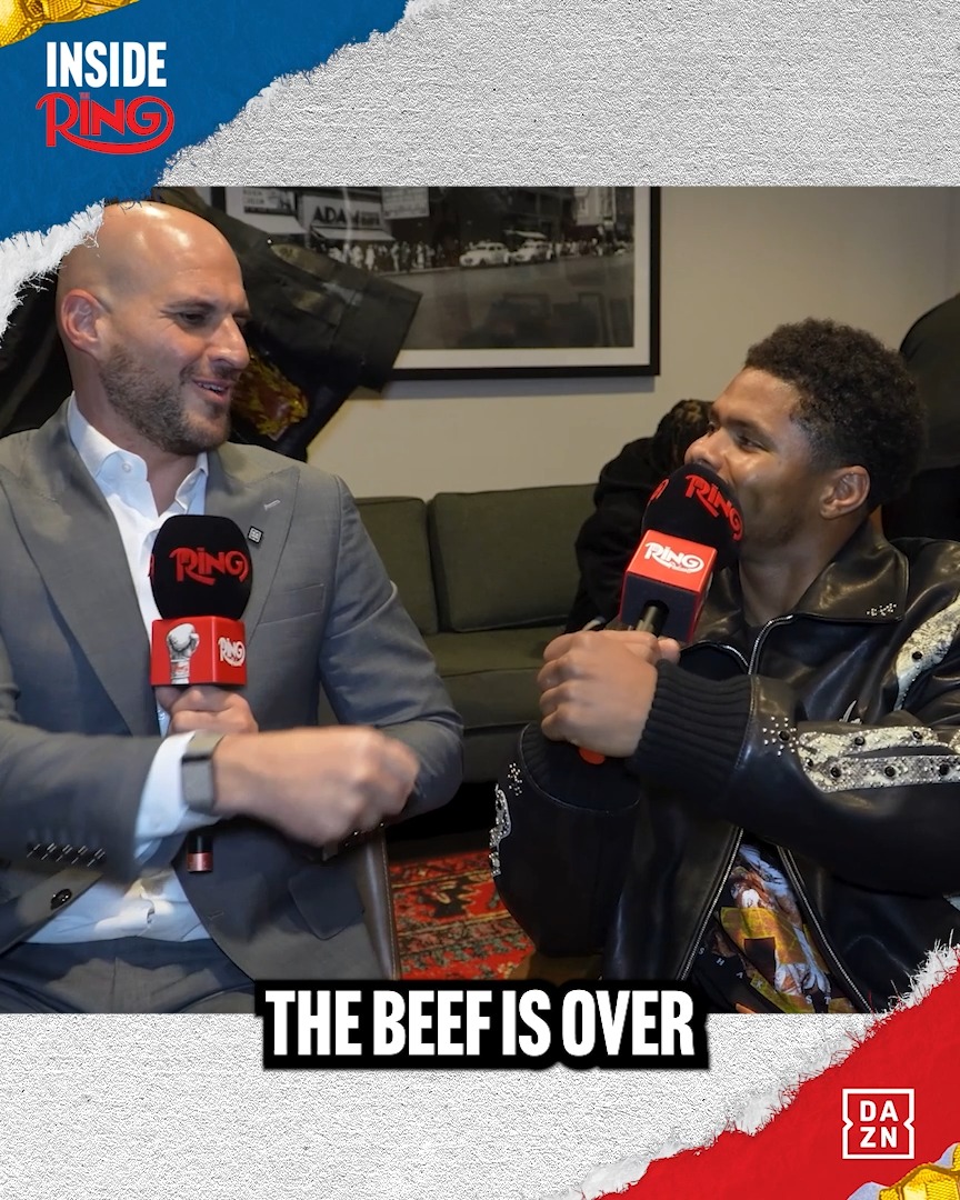 Is the Shakur Stevenson–Mike Coppinger beef finally squashed? #InsideTheRing | Latest episode available on DAZN 📺