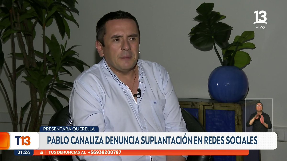 Pablo Canaliza denuncia suplantación en redes sociales EN VIVO 📺#T13Central »