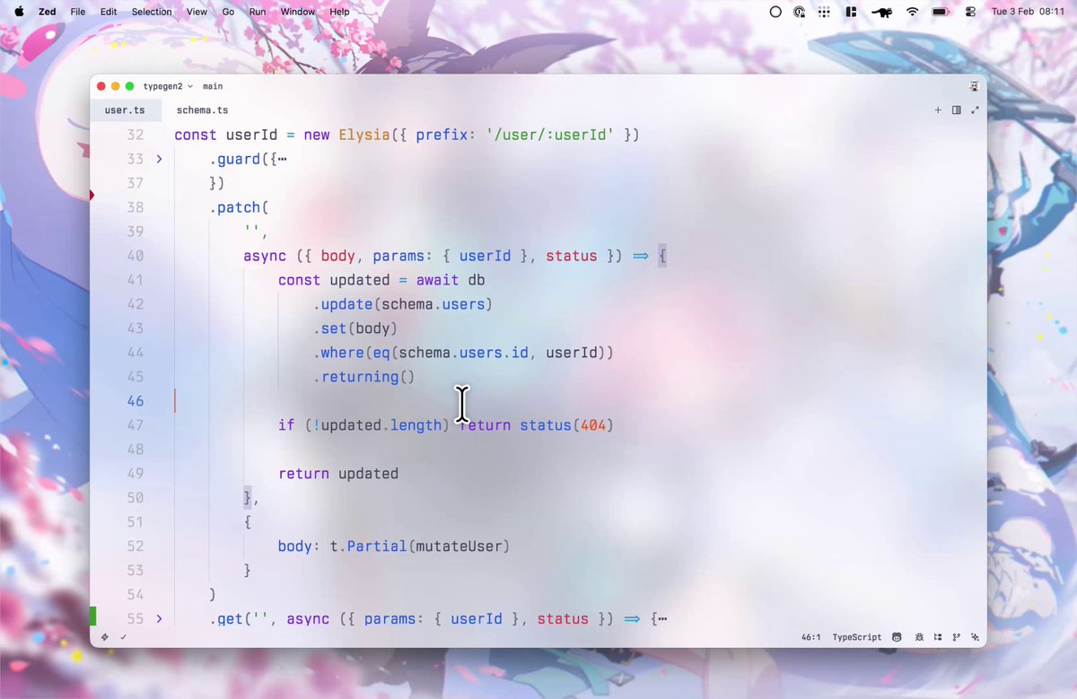 This is the main point why Elysia exists Not performance, not fancy stuffs This problem is very real and I learnt it a hard way Type signature from your actual code IS the documentation not the other way around We spent ~3 years to perfect this
