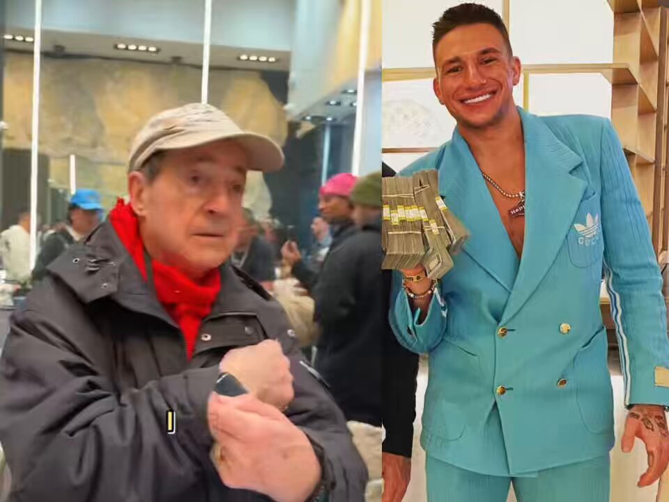 SteveWillDoIt surprises a 9/11 Survivor with a Rolex and $5K cash while visiting Moses the Jeweler ❤️💸🙌