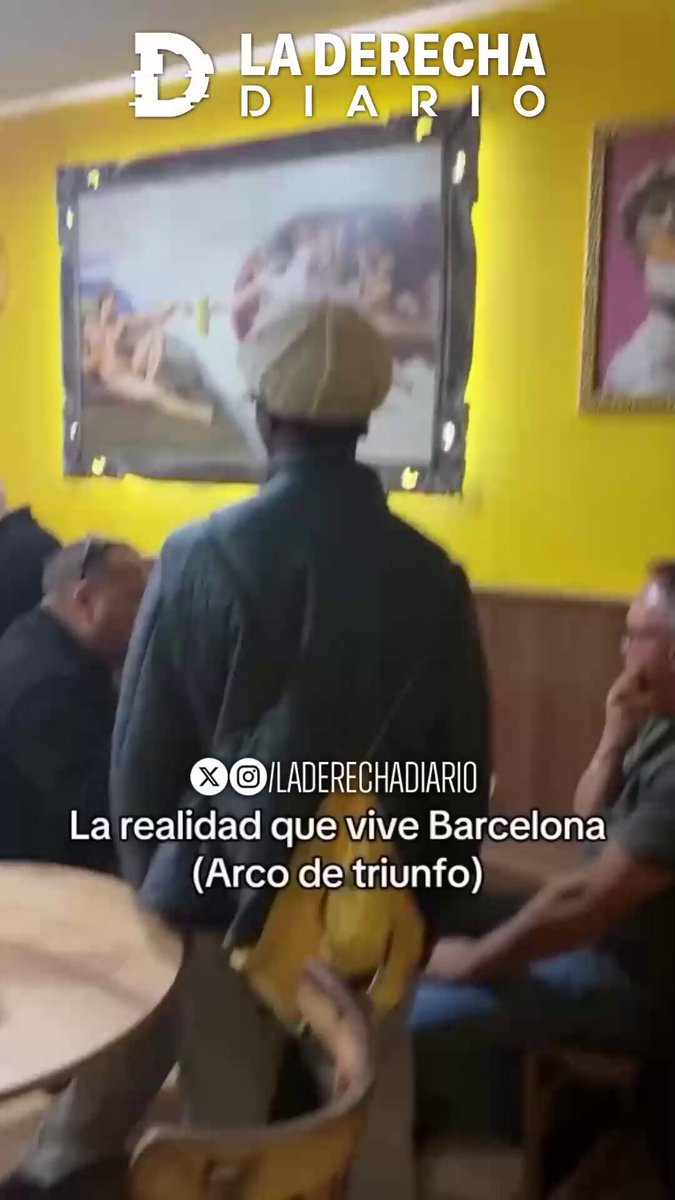 🚨🇪🇸 | LA ESPAÑA DE PEDRO SÁNCHEZ: Un inmigrante africano ingresó a un local de comida peruana en Barcelona solo para acosar a los clientes.
