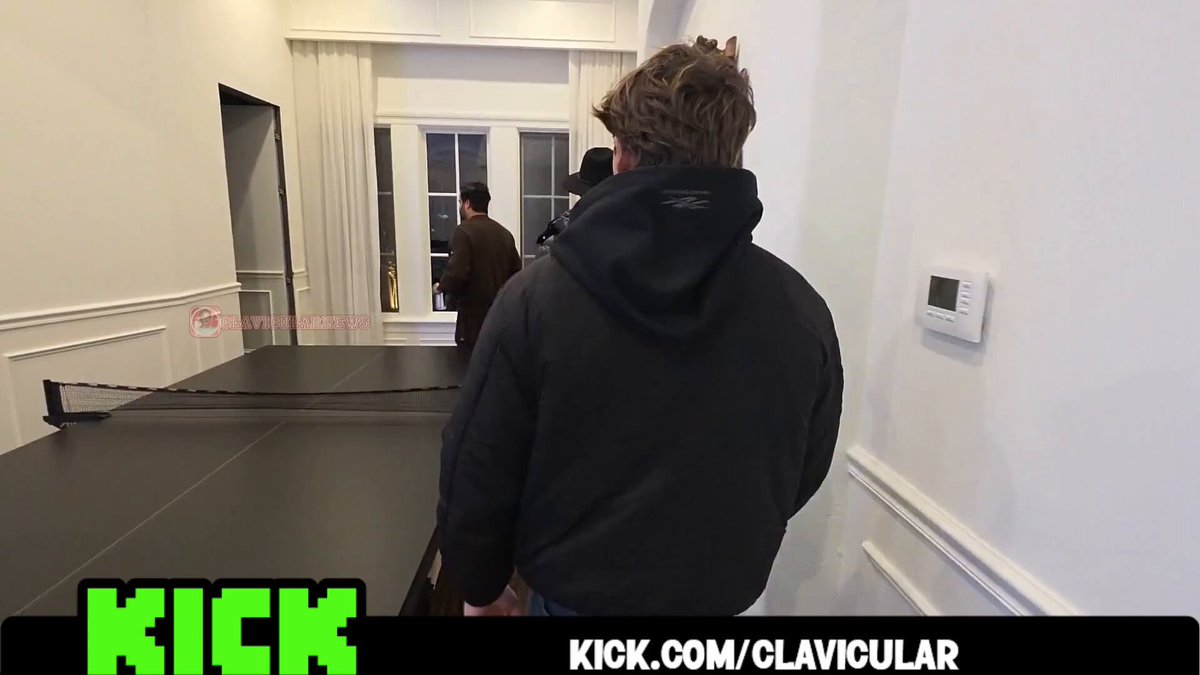 Clavicular was lost for words after a Billionaire in Miami gave him a house tour and showed his "Diddy-Theatre" 😭👀