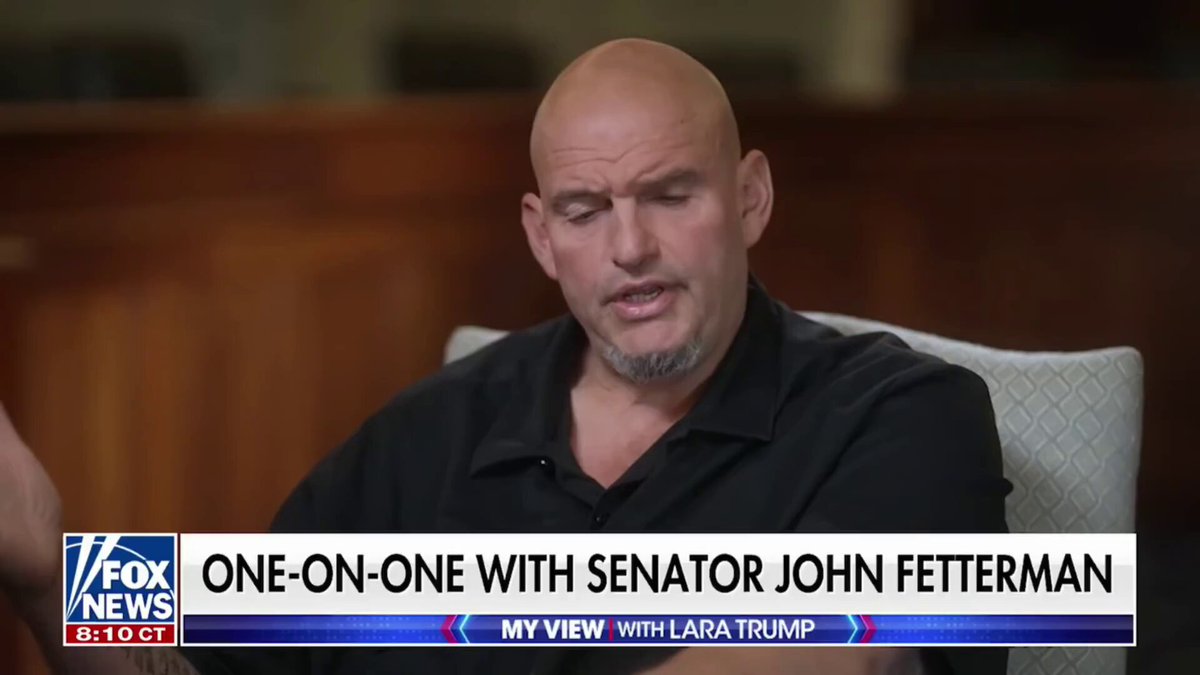 🚨 BREAKING: Sen. John Fetterman (D) FIRES BACK at the Democrats for accusing him of "bending the knee" when he went to dinner with President Trump "It's not about BENDING a knee, it's about having a conversation with the president! [...] We HAVE to work together." "It was a great conversation. Why WOULDN'T the senator of the state that carried him in the election? [...] He invited. Absolutely." "I'm not sure why anyone would find that controversial." Do you firmly support John Fetterman on this? A. Huge Yes B. No IF Yes, Give me a THUMBS-UP👍!! MAKE THIS GO VIRAL ON 𝕏. LET’S GO 👏