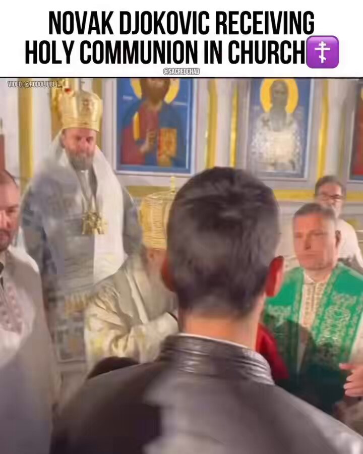Even Novak Djokovic understands the importance of receiving the the Body and Blood of Christ. So… what’s stopping you?