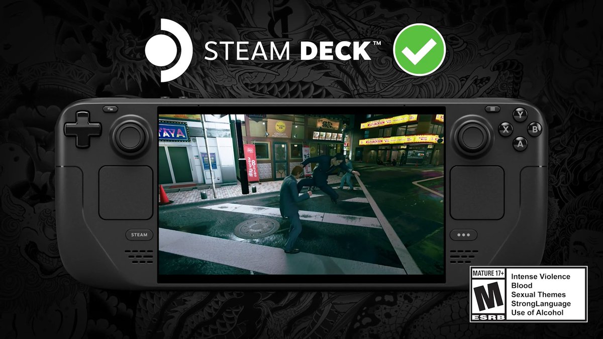 See what features will be available in Yakuza Kiwami 3 & Dark Ties when it launches on Steam Feb 12th! ✅Steam Deck Verified ✅Steam Badges, Trading Cards & More ✅Unlocked Framerate ✅Upscaling and Frame Generation ✅Ultrawide Monitor Support