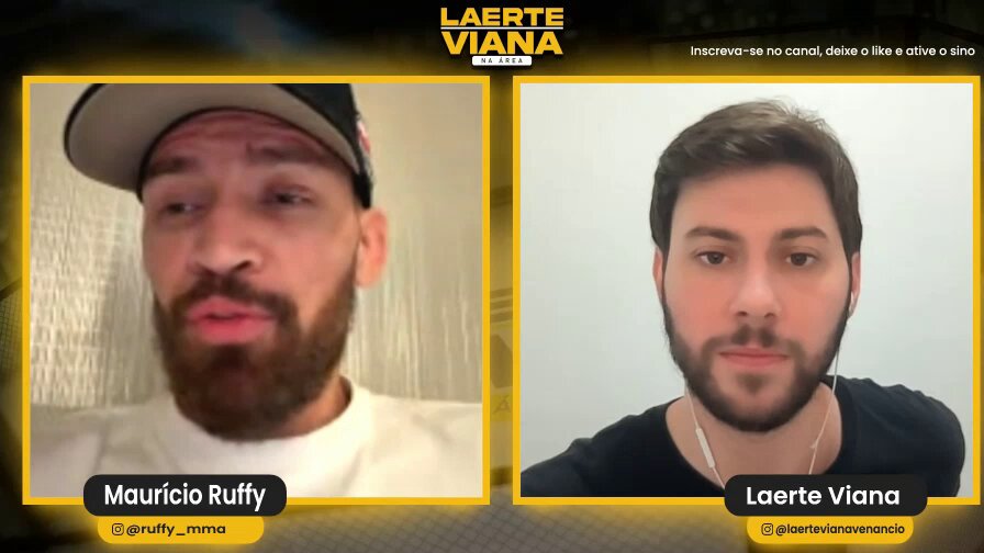 ruffy falando sobre o que o volka acha de uma luta dele contra o Jeanbrolhado (🎥Laerte Viana)