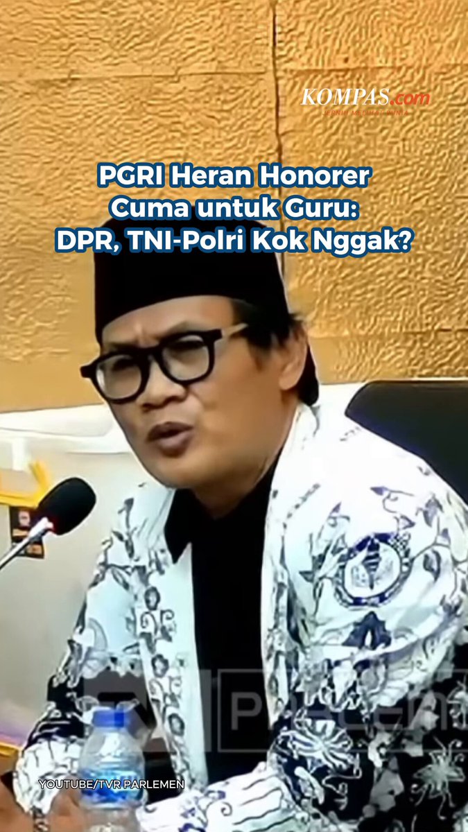 PGRI Heran Honorer Cuma untuk Guru: DPR, TNI-Polri Kok Nggak? Baca di