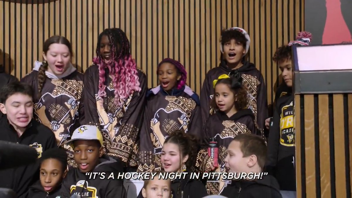 The DICK'S Sporting Goods Willie O’Ree Academy kids brought the energy tonight 📢