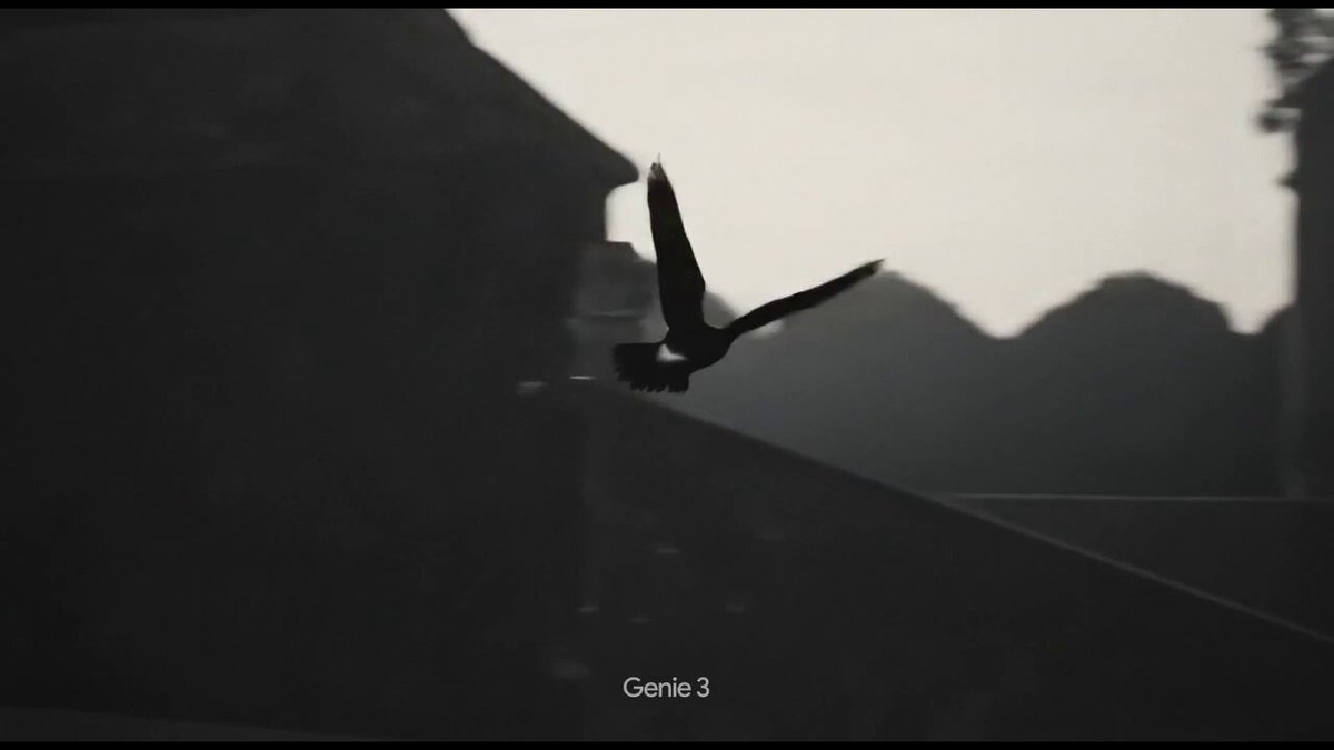 Giving the world's first photograph, the View from the Window at Le Gras, from 1822, to Genie 3.