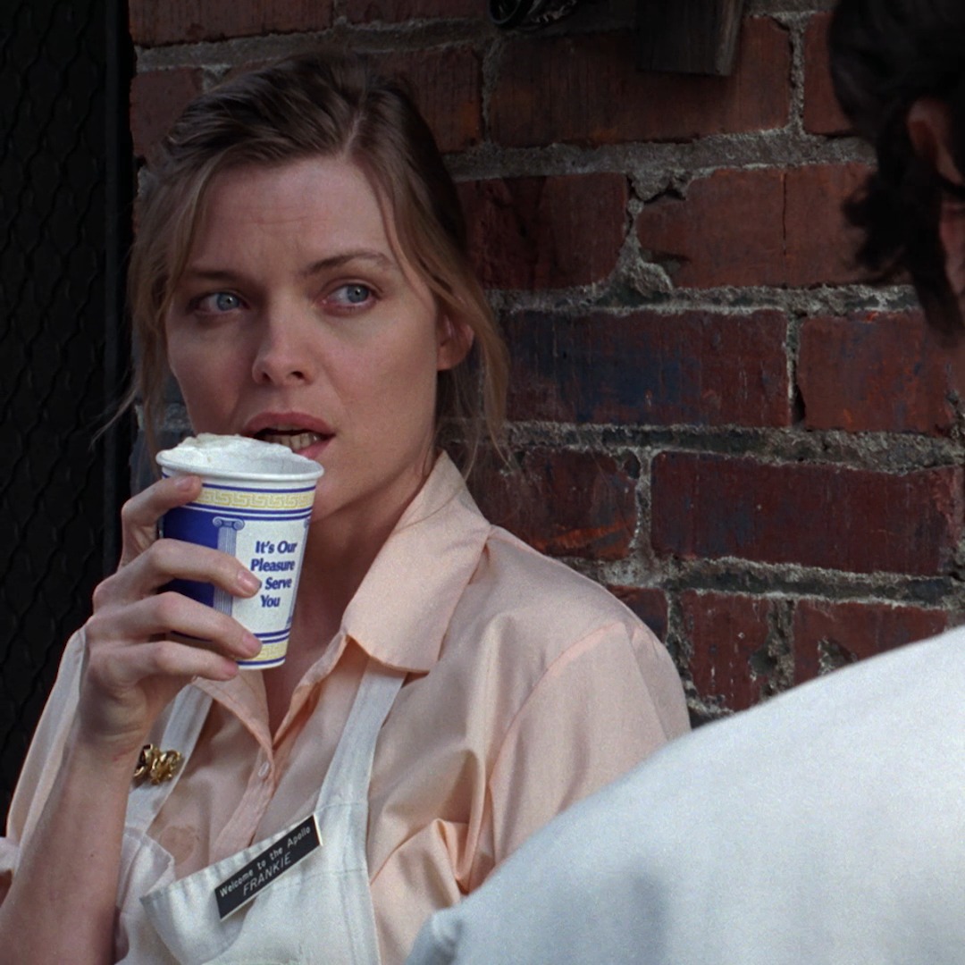 Al Pacino and Michelle Pfeiffer in Frankie and Johnny (1991)