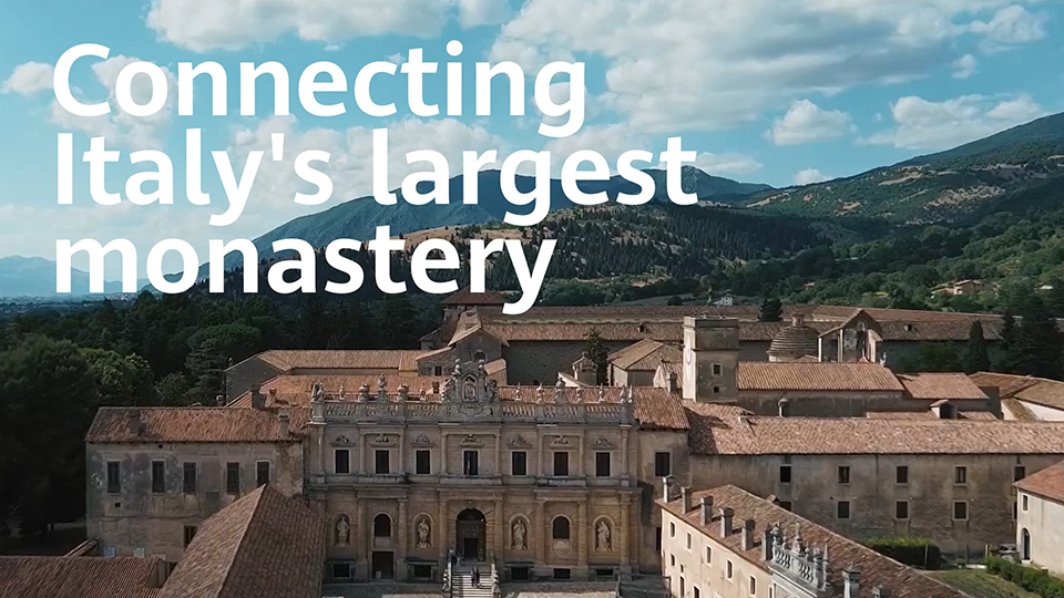 A digital renaissance is unfolding at Padula Charterhouse, Italy's largest monastery and a UNESCO World Heritage site. The site has transformed into a hub for young professionals and innovators to study, create and collaborate, powered by a fully optical FTTO network.