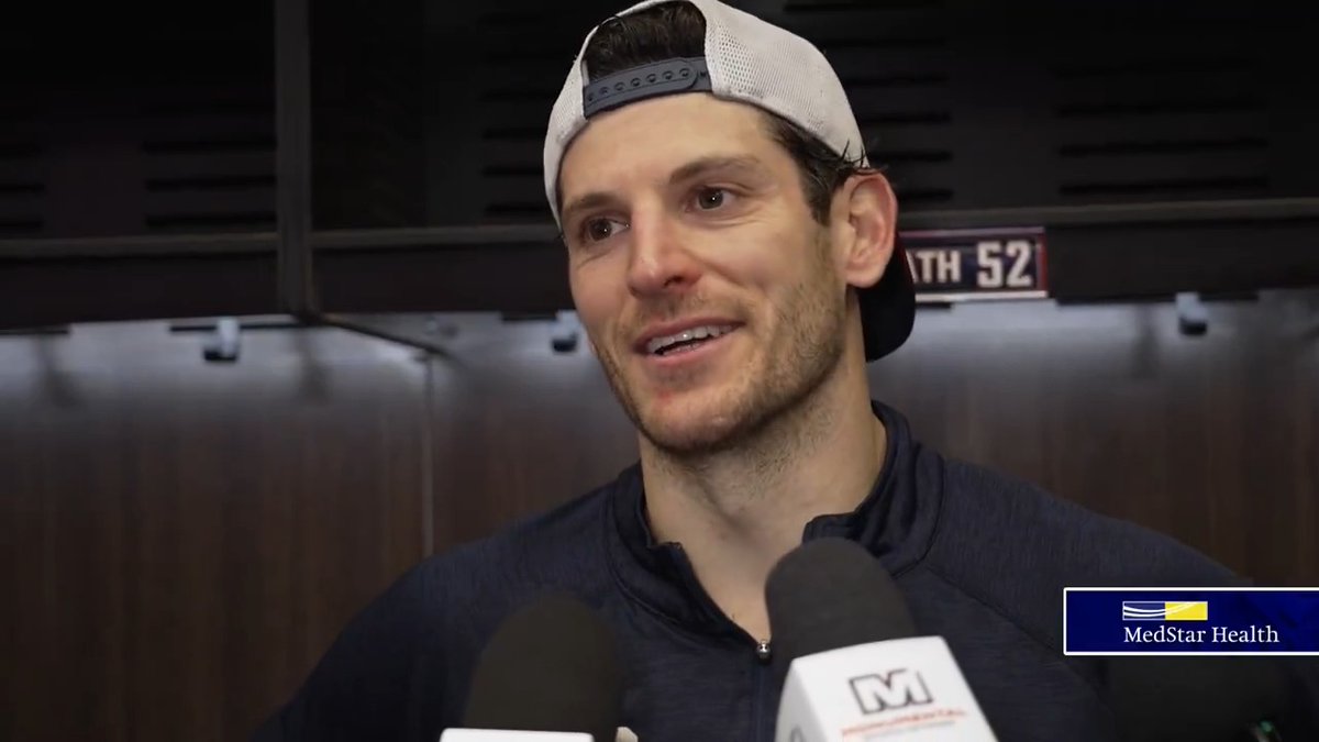 “I’m very privileged to be a part of this group that’s in here today, but also that’s spanned the last eight years that I’ve been here.” Nic Dowd following a multi-point performance in his 500th game as a Capital. #CapsIsles
