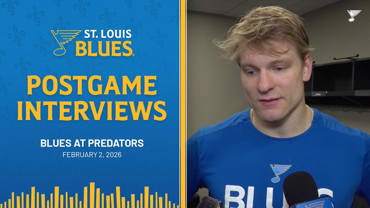 “We can’t let the frustration stop us from competing… it’s about focusing on the present.” Hear from Colton Parayko and Jim Montgomery after Monday’s game in Nashville. #stlblues