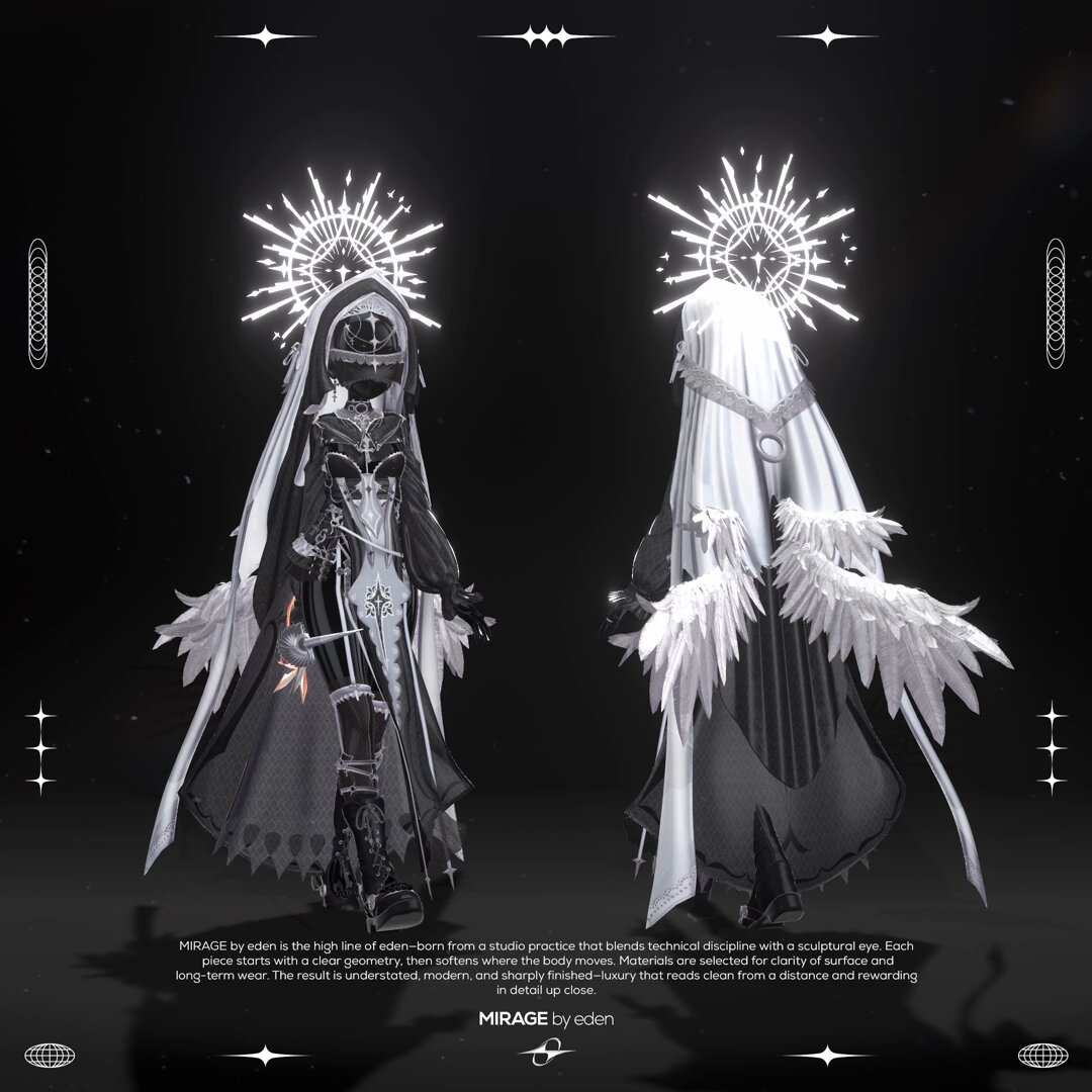 【プレゼント企画】 「Fallen Saint」のリリースを記念して、 02/05 10:00までにこのツイートをRT＆フォローしていただいた方の中から、抽選で5名様に本衣装をプレゼントいたします。 ゴシックなシルエットに、祈りと聖性を感じさせるモチーフを重ね、光と影が織りなす神秘的な佇まいに仕上げました。 BOOTHのスキが150増えるごとに当選者＋1名 🔗