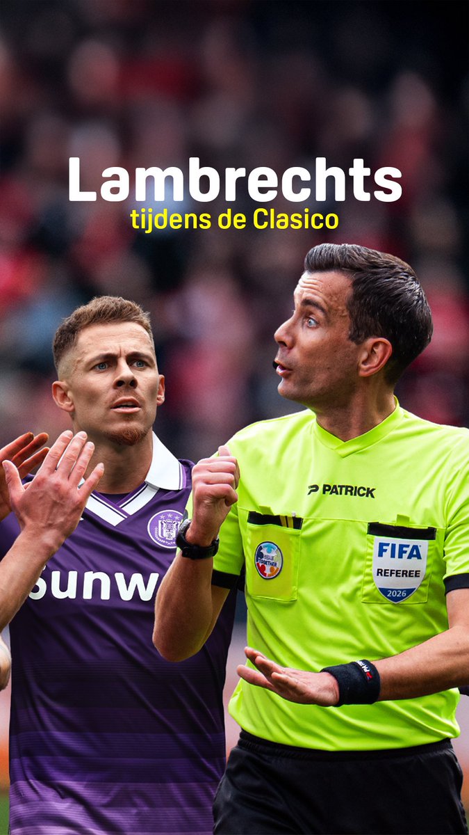 🎙️ | Wij gaven Erik Lambrechts een micro tijdens #STAAND! 🔴🆚🟣 Herbekijk zijn Clasico in de DAZN-app! 📲