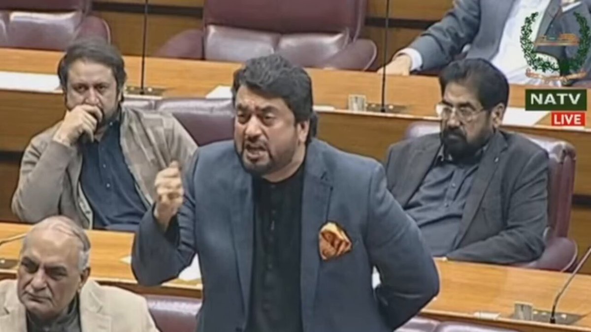 بلوچستان کے عوام کے حقوق اور عمران خان کا نام لیتے ہی شہریار آفریدی کی تقریر بند کر دی گئی