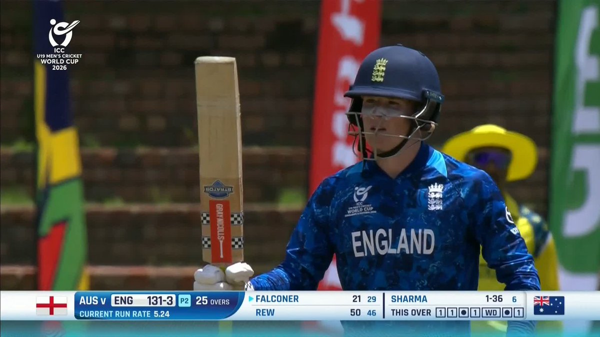 The half-century secured for Thomas Rew 5️⃣0️⃣