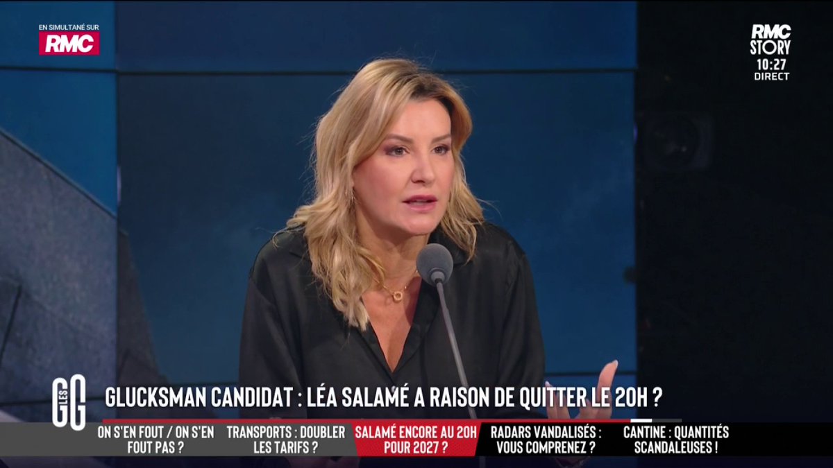 📺 Léa Salamé a-t-elle raison de quitter l'antenne si Raphaël Glucksmann est candidat ? Sandrine Pégand : "Elle peut très bien rester objective. Ce n’est pas parce qu’on vit avec quelqu’un qu’on adopte ses opinions politiques. Je trouve ça un peu masculiniste" #GGRMC