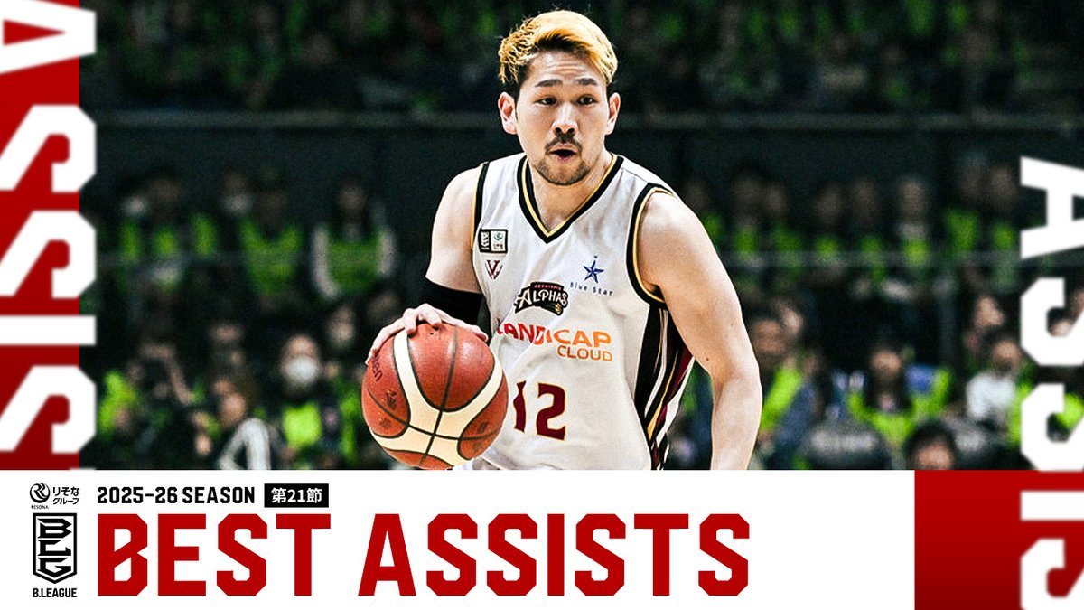 💫BEST ASSISTS💫 B1第21節のナイスアシストをまとめました！ #Bリーグ #りそなグループ