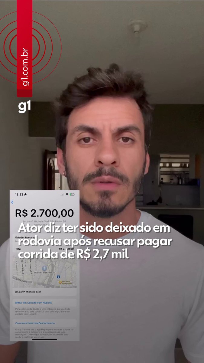 Ator diz que foi abandonado em rodovia de SP por se recusar a pagar corrida de R$ 2.700 após show da Anitta na região de Campinas, SP #g1