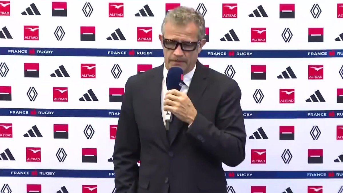 💬 Fabien Galthié : « L'image qu'on a de Uini Atonio, c'est quelqu'un qui n'abandonne jamais. (...) Je pense qu'il va inspirer les deux joueurs aujourd'hui chargés de jouer au poste de pilier droit. » #lequipeRUGBY