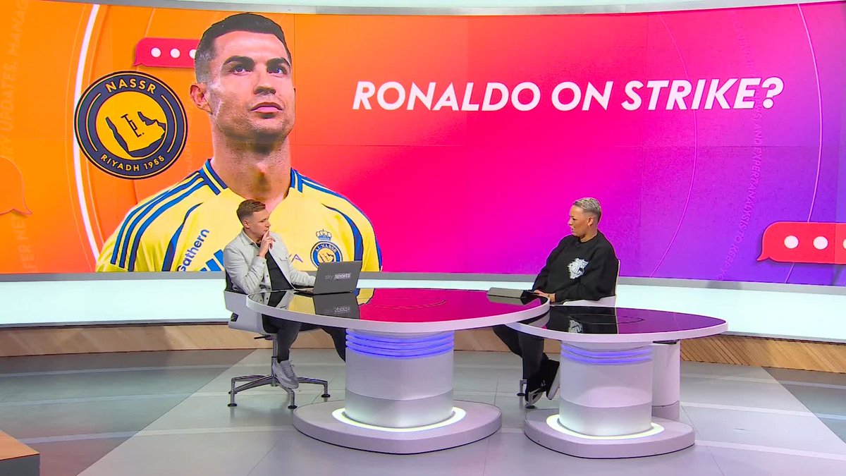 🗣️ "Something's got to give" Cristiano Ronaldo was missing from his team's Saudi Pro League game win over Al Riyadh on Monday with the Portuguese forward appearing to go on strike. #SkySportsFC