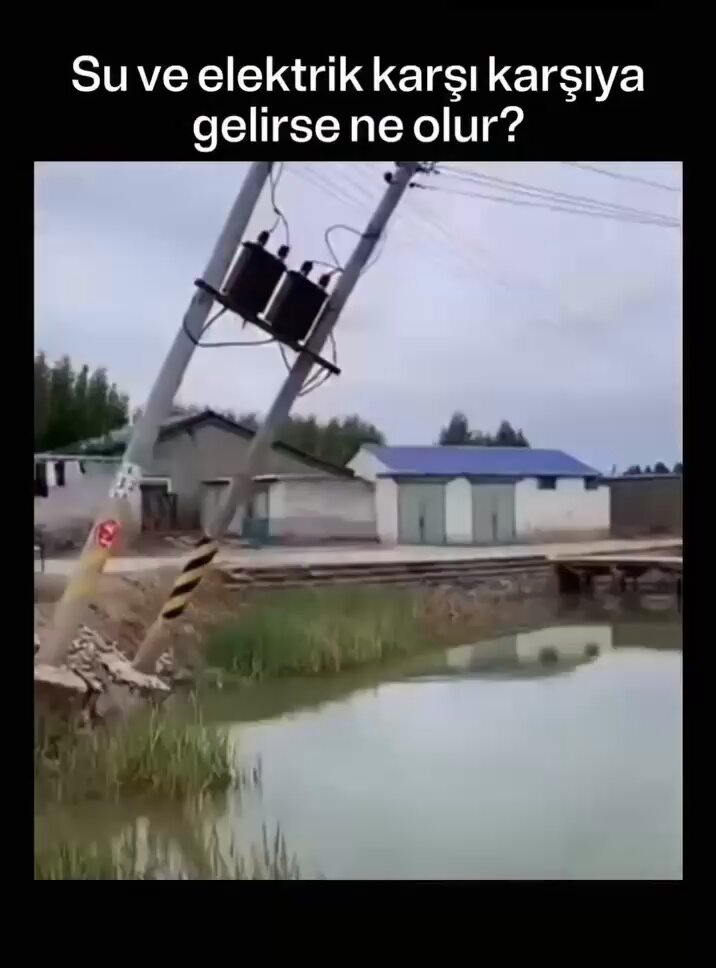 Su ve elektrik karşı karşıya gelirse..