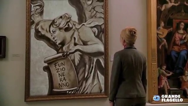 Ho aggiornato una celebre scena dei Soprano con il dipinto del momento. Buona visione 🎬 #Meloni