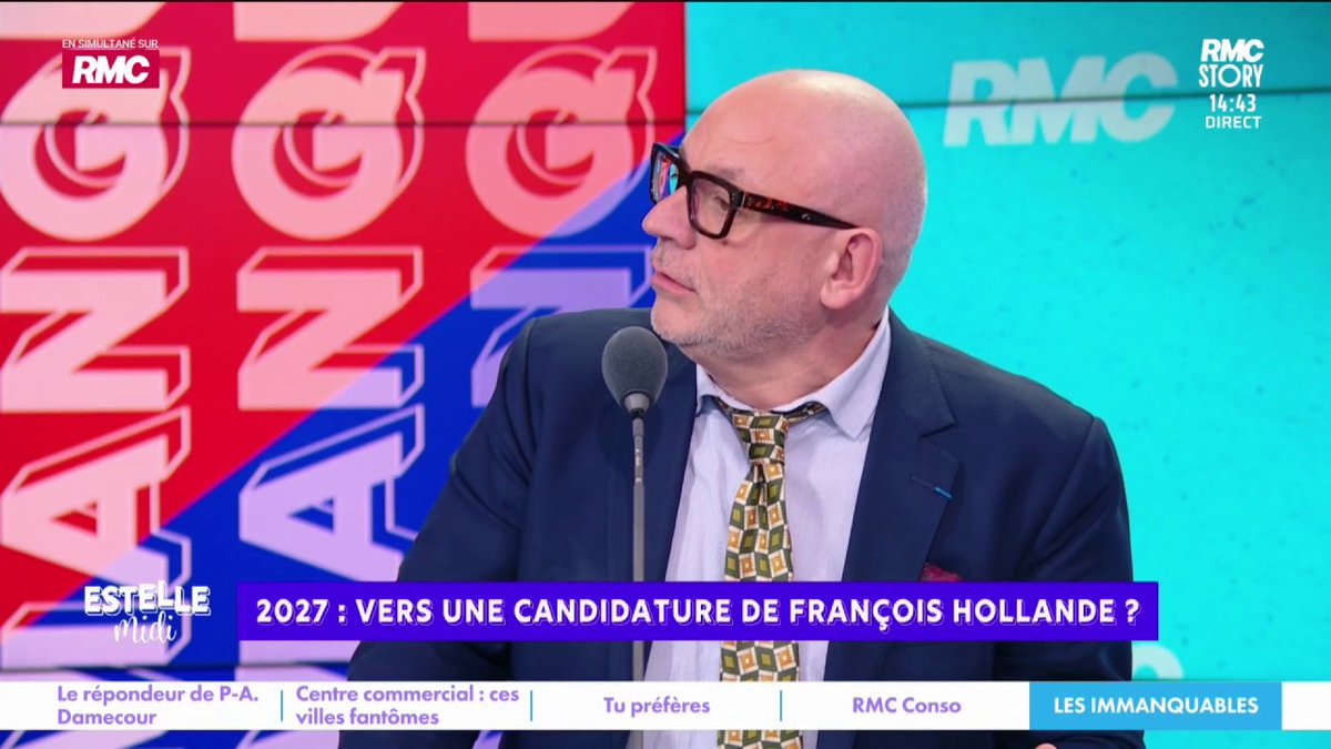 🗳️ 2027: vers une candidature de François Hollande? 🎙️ frédéric hermel🇫🇷 : "Ça fait déjà plus d'un an qu'il consulte et qu'il déjeune avec plein de gens. Il reste le meilleur à gauche" #EstelleMidi
