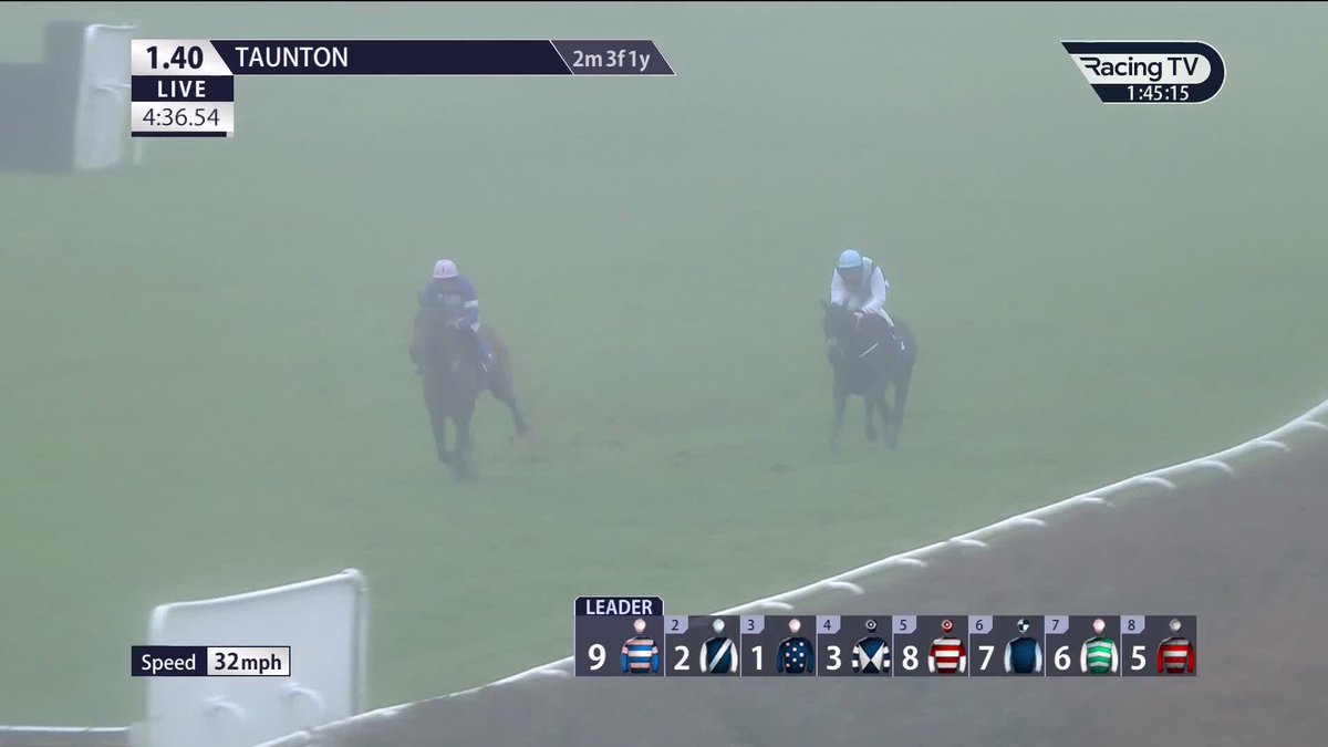 Strong form 💪 Talk To The Man, off a 318-day break, readily sees off promising recent winner Kings Champion to suggest he has a VERY bright future. The Paul Nicholls OBE team are going great guns! 🔥 Harry Cobden | Taunton Racecourse & Conference Centre