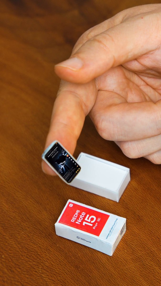 Unboxing, but pocket-sized.