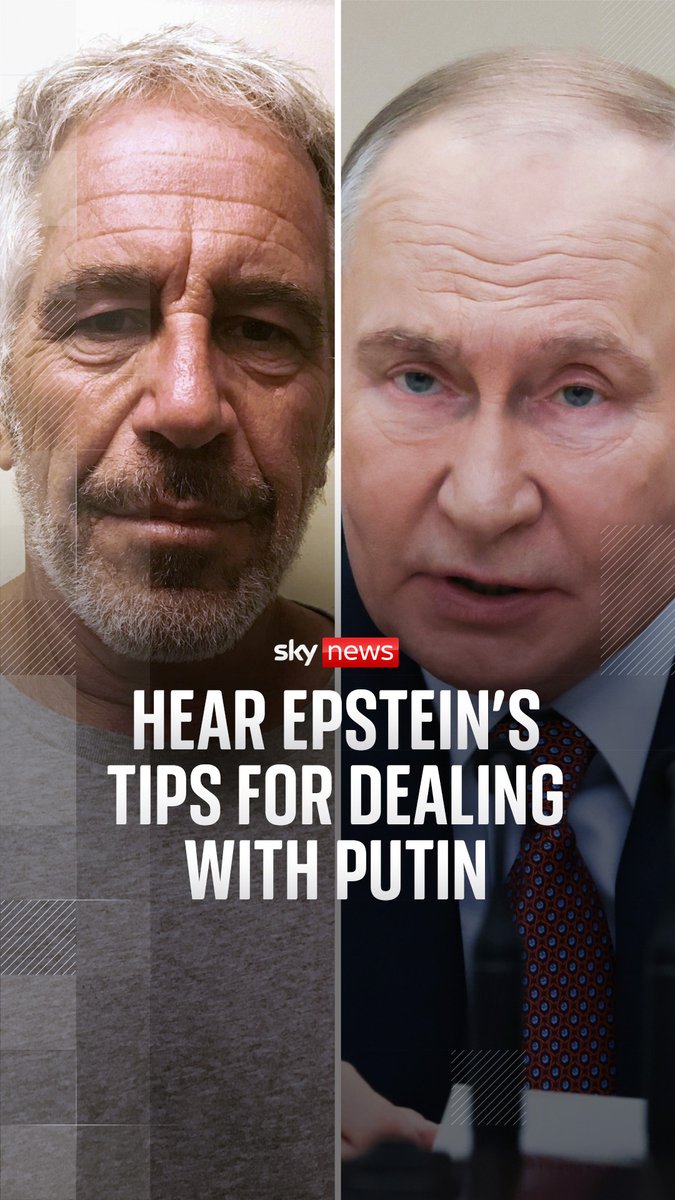 Newly released voice recording appears to show Jeffrey Epstein advising an unknown person on how to approach Russian President Vladimir Putin. Any appearance in the Epstein files does not imply any wrongdoing. 🔗