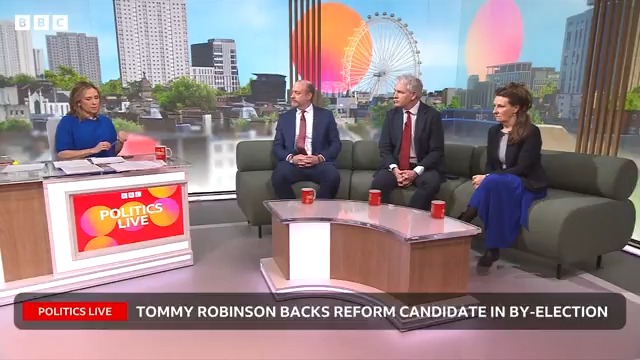 "We don't want his support" Reform UK MP Danny Kruger reacts to news Tommy Robinson has backed the party's by-election candidate in Gorton and Denton, "we absolutely stand against" what he stands for, he tells #PoliticsLive