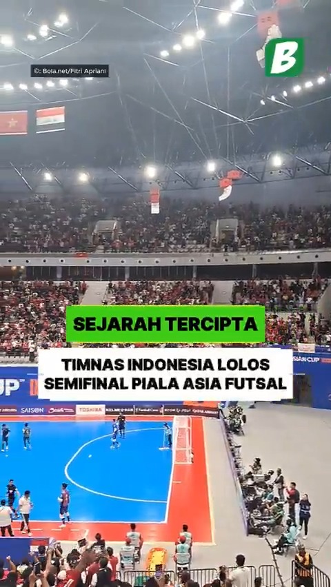 Momen setelah Timnas Futsal Indonesia cetak sejarah lolos ke babak semifinal Piala Asia Futsal 2026. #bolanet #blnlpt #blcbm #pialaasiafutsal