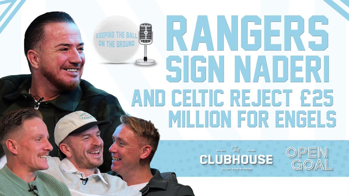 A ยฃ25 MILLION bid for Arne Engelsโ๏ธ Ross McCormack joined the boys for the late shift as the transfer window closed. ๐ Watch: ๐ง Or listen wherever you get your podcasts ๐ 20% off food at The Clubhouse ๐ฒ ๐ฌ Quote: OPEN GOAL