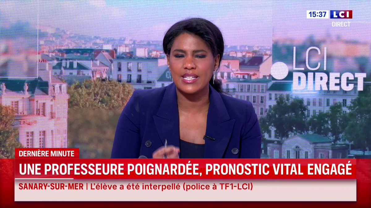 🔴 ALERTE INFO Une enseignante âgée de 60 ans a été poignardée à Sanary-sur-Mer par un de ses élèves de 3ᵉ. Son pronostic vital est engagé.