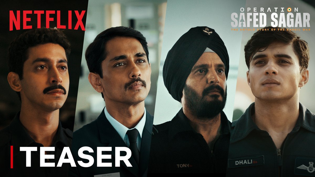 Kargil ke aasmaan mein likhi ek aitihaasik jung ki kahaani 🇮🇳✨ Watch Operation Safed Sagar, an untold story about the Kargil War, coming soon, only on Netflix! #OperationSafedSagar #OperationSafedSagarOnNetflix #NextOnNetflixIndia