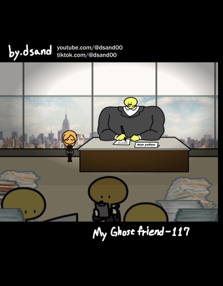 my ghost friend 117 : RED ON YELLOW 🟡🟡🟡🟥🟥 ======= #shorts #animation #indieanimation #dsand #myghostfriend