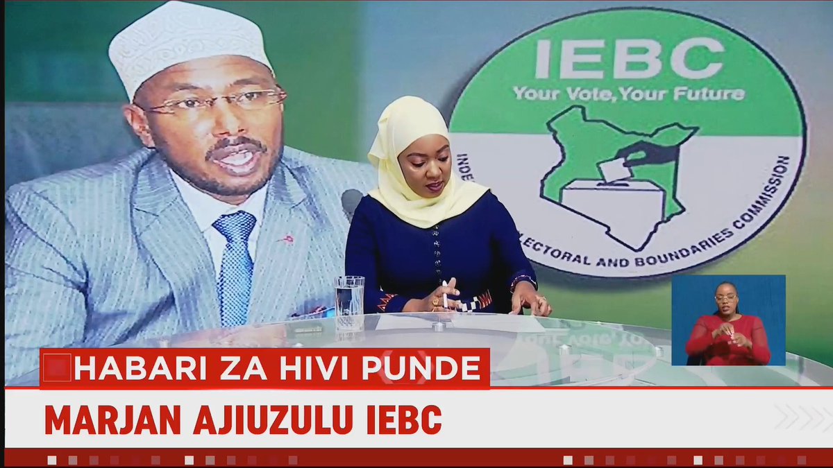 Habari Za Hivi Punde: Marjan Hussein Marjan ajiuzulu kama afisa mkuu mtendaji wa tume ya uchaguzi IEBC na kama katibu wa tume hiyo #CitizenNipashe